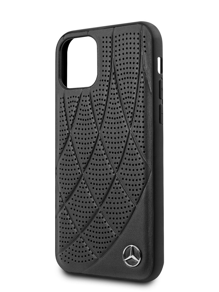 Чехол Mercedes Quilted для iPhone 11 Pro (MEHCN58D), черный